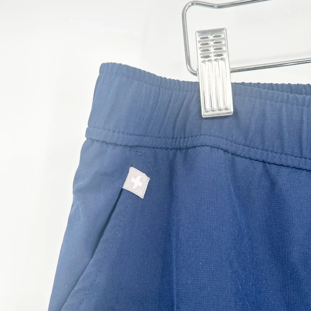 FIGS Mens Navy Blue Tansen Jogger Scrub Pants Technical Collection Size XL Short